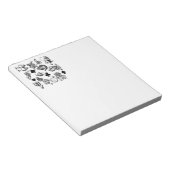 アリスホワイトラビットワンダーランドクラシック ノートパッド (アングル)