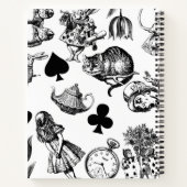 アリスホワイトラビットワンダーランドクラシック ノートブック (裏面)