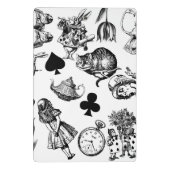 アリスホワイトラビットワンダーランドクラシック ミニクリップボード (裏面)