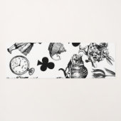 アリスホワイトラビットワンダーランドクラシック ヨガマット (裏面(横))