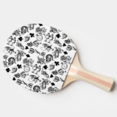 アリスホワイトラビットワンダーランドクラシック 卓球ラケット (横)