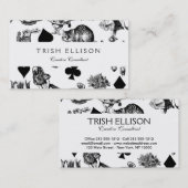 アリスホワイトラビットワンダーランドクラシック 名刺 (正面/裏面)