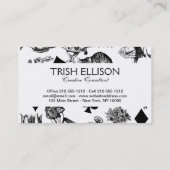 アリスホワイトラビットワンダーランドクラシック 名刺 (裏面)