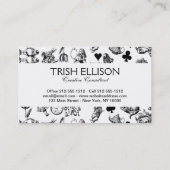 アリスホワイトラビットワンダーランドクラシック 名刺 (裏面)