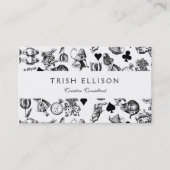 アリスホワイトラビットワンダーランドクラシック 名刺 (正面)