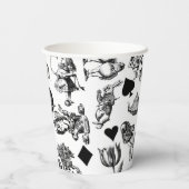 アリスホワイトラビットワンダーランドクラシック 紙コップ (裏面)