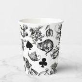 アリスホワイトラビットワンダーランドクラシック 紙コップ (左)