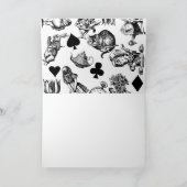 アリスホワイトラビットワンダーランドチェシャーキャット カード (内部)