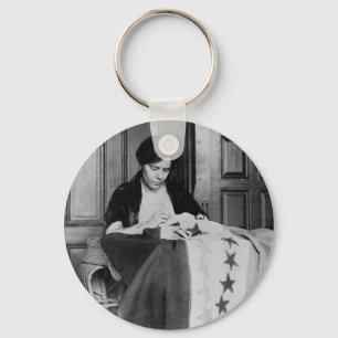 アリスポールの縫う選挙権の旗、1910年代 キーホルダー