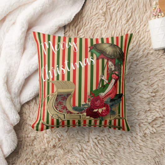 アリスメリークリスマス クッション (ブランケット)