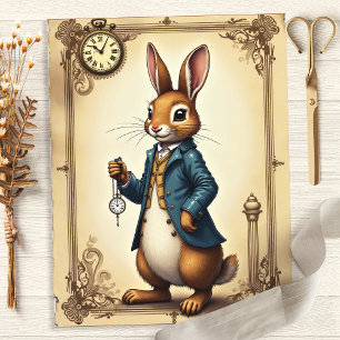 アリスラビットポートレートスクラップブック紙