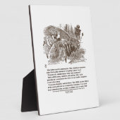 アリスレッドランニングクイーンが同じ場所に フォトプラーク (側面)