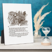 アリスレッドランニングクイーンが同じ場所に フォトプラーク (側面)