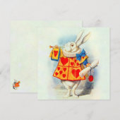 アリスワンダーランドのうさぎ〜招待状 招待状 (正面/裏面)