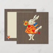 アリスワンダーランドのウサギ～招待状 招待状 (正面/裏面)