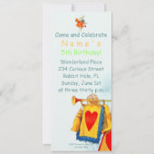 アリスワンダーランドのウサギ~招待状 招待状 (裏面)