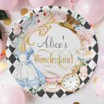 アリスワンダーランド不機嫌ハッターティーパーティー誕生日パップ ペーパープレート<br><div class="desc">Alice in Wonderland不機嫌ハターティーパーティー誕生日</div>