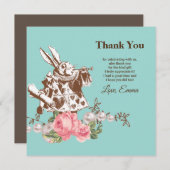 アリスワンダーランド感謝していへ招待 招待状 (正面/裏面)