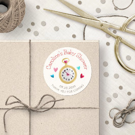 アリスワンダーランド誕生日シャワー ラウンドシール