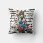 アリスヴィンテージ風化 クッション (裏面)