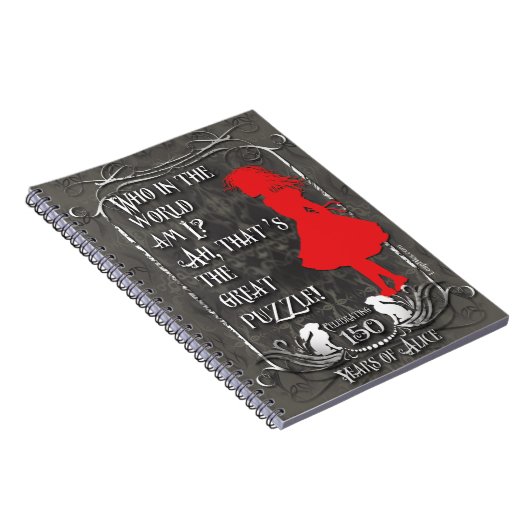 アリス不思議の国のノートは"だれ私ですか。" ノートブック (右側)