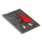 アリス不思議の国のノート"私は私が"だれだったか知っています ノートブック (右側)