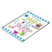 アリス不機嫌ティーパーティーワンダーランドお洒落 ノートブック (左側)