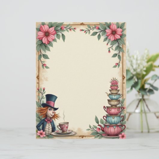 アリス不機嫌ハッタティーアップスタックスクラップブック紙 (スタンド正面)