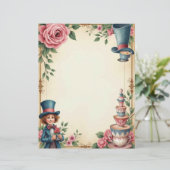 アリス不機嫌ハッタティーティーティーティーカップススクラップブック紙 (スタンド正面)