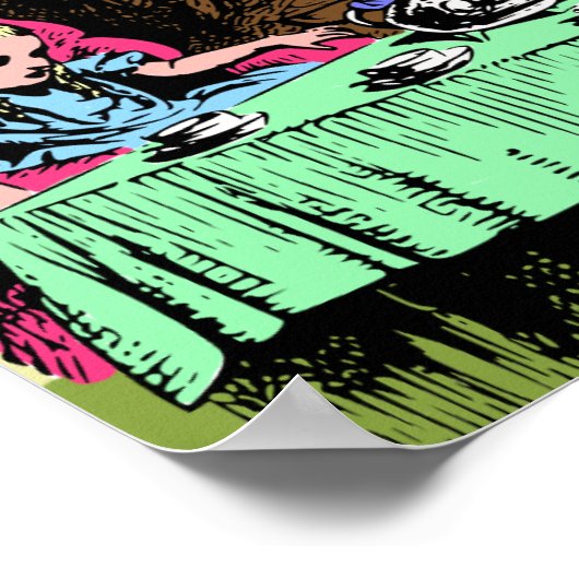 アリス不機嫌帽子屋さんの紅茶パーティー ポスター (角)