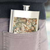 アリス冒険インワンダーランド不機嫌ティーパーティー フラスク (インサイチュ)