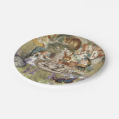 アリス冒険インワンダーランド不機嫌ティーパーティー ペーパープレート (アングル)