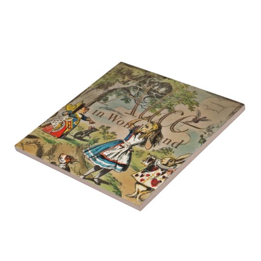 アリス動揺してトと友人の表紙 タイル (側面)