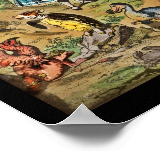 アリス動揺してトと友人の表紙 ポスター (角)