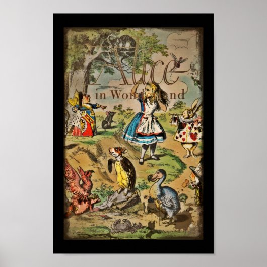 アリス動揺してトと友人の表紙 ポスター (正面)