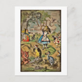 アリス動揺してトと友人の表紙 ポストカード (正面)