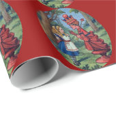 アリス及びタイルを張られる赤い女王 ラッピングペーパー (ロールコーナー)