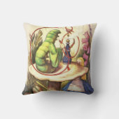 アリス及び水ぎせるの喫煙の幼虫 クッション (裏面)