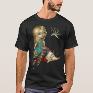 アリス及びBoschの鳥のワイシャツの切り出し版 Tシャツ