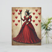 アリス女王ハートスクップタースクラップブック紙 (スタンド正面)