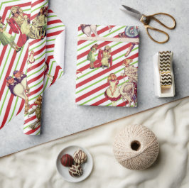 アリス女王ハートダッチス騎士ハンプティ ラッピングペーパー