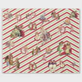 アリス女王ハートダッチス騎士ハンプティ ラッピングペーパー (フラット)