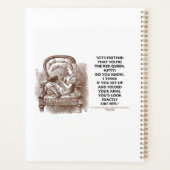 アリス子猫レッドクイーンズワンダーランド引用文 プランナー手帳 (裏面)