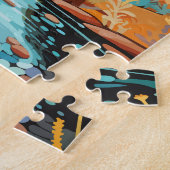 アリス春オーストラリア旅行アートヴィンテージ ジグソーパズル (側面)