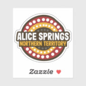 アリス春ノーザンテリトリーオーストラリアのステッカー シール (シート)
