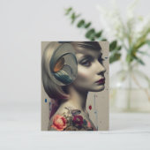 アリス混合メディア ポストカード (スタンド正面)