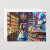 アリス狂気じみたロボット薬屋 ポストカード (正面/裏面)