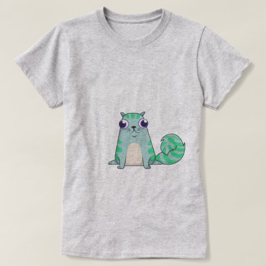 アリス猫CryptoKitties Tシャツ (デザイン正面)