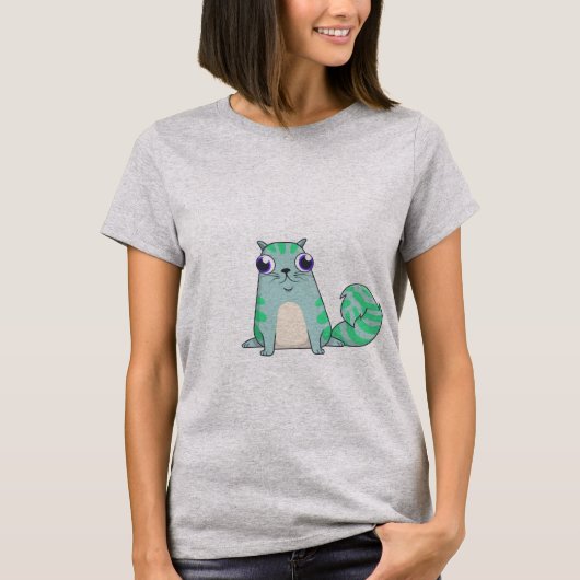 アリス猫CryptoKitties Tシャツ (正面)