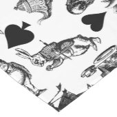 アリス白うさぎワンダーランドチェシャ猫 ショートテーブルランナー (コーナー)